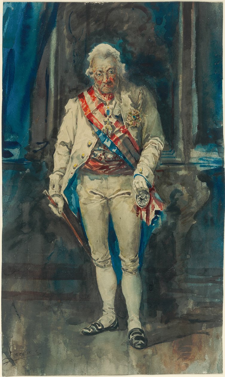 Rei Carlos IV de Espanha de Eugenio Lucas y Padilla
