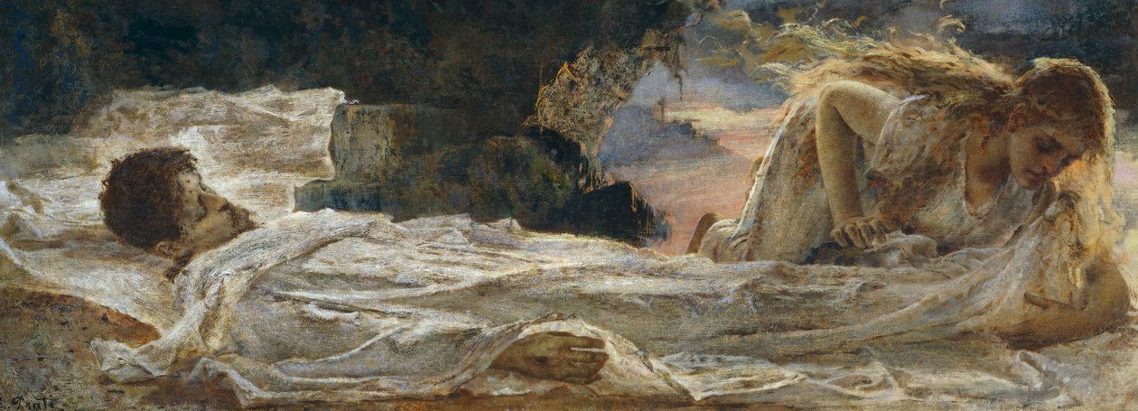 Cristo e Maria Madalena de Eugenio Prati