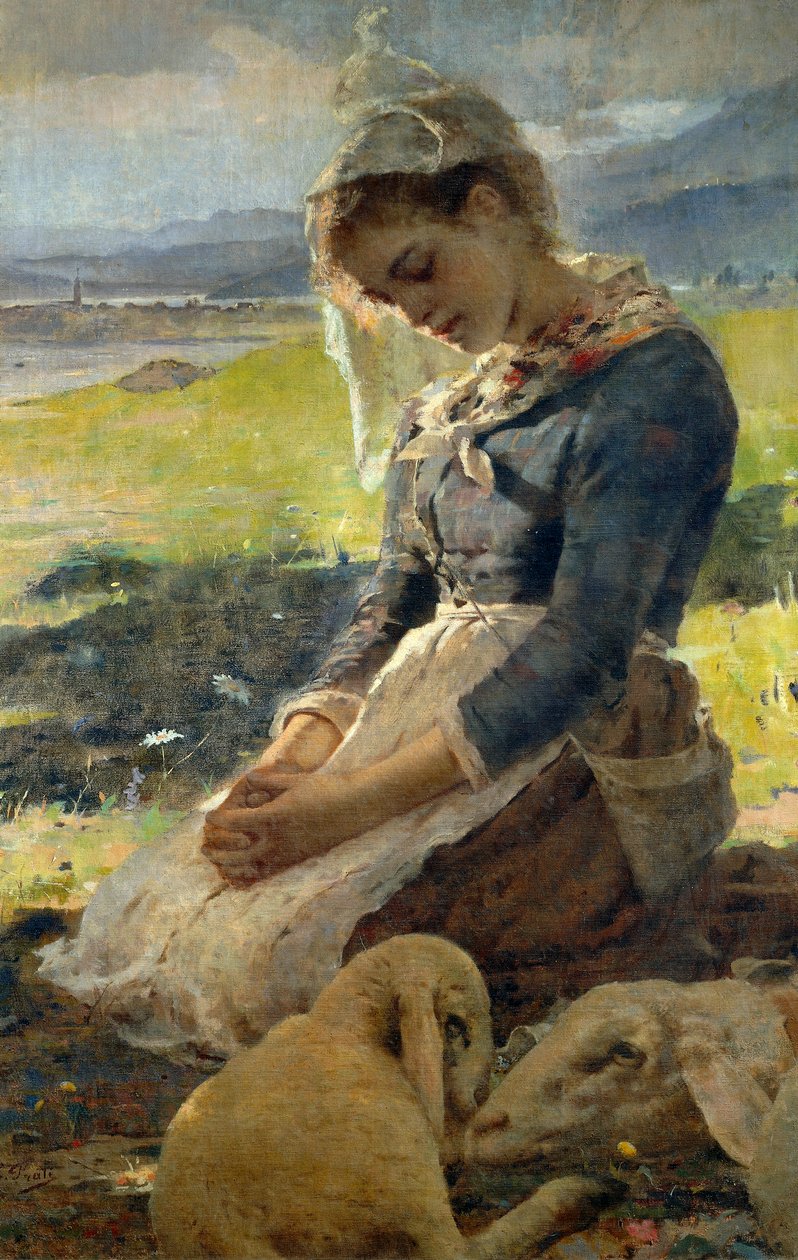Poesia das montanhas, de Eugenio Prati (1842-1907). de Eugenio Prati