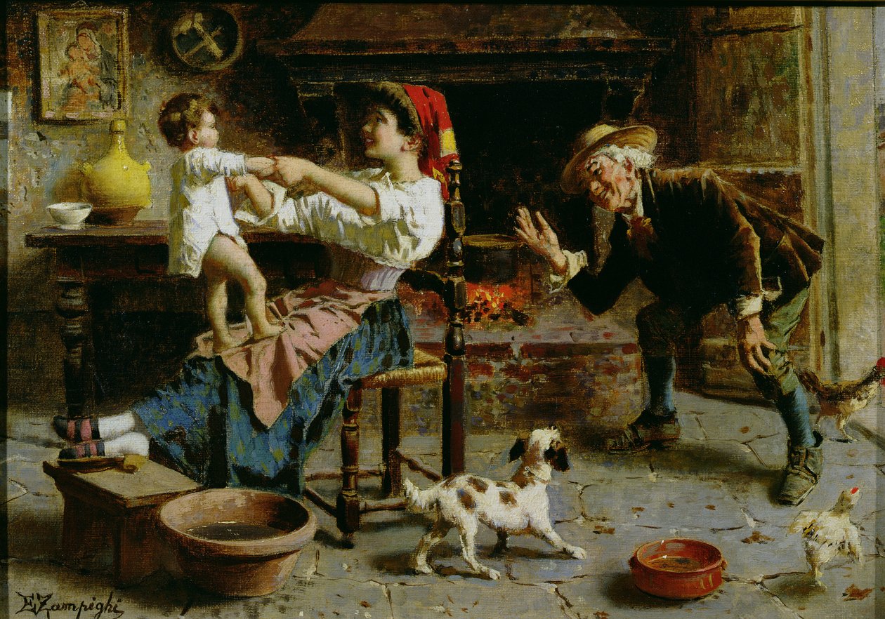 Mãe e filho de Eugenio Zampighi