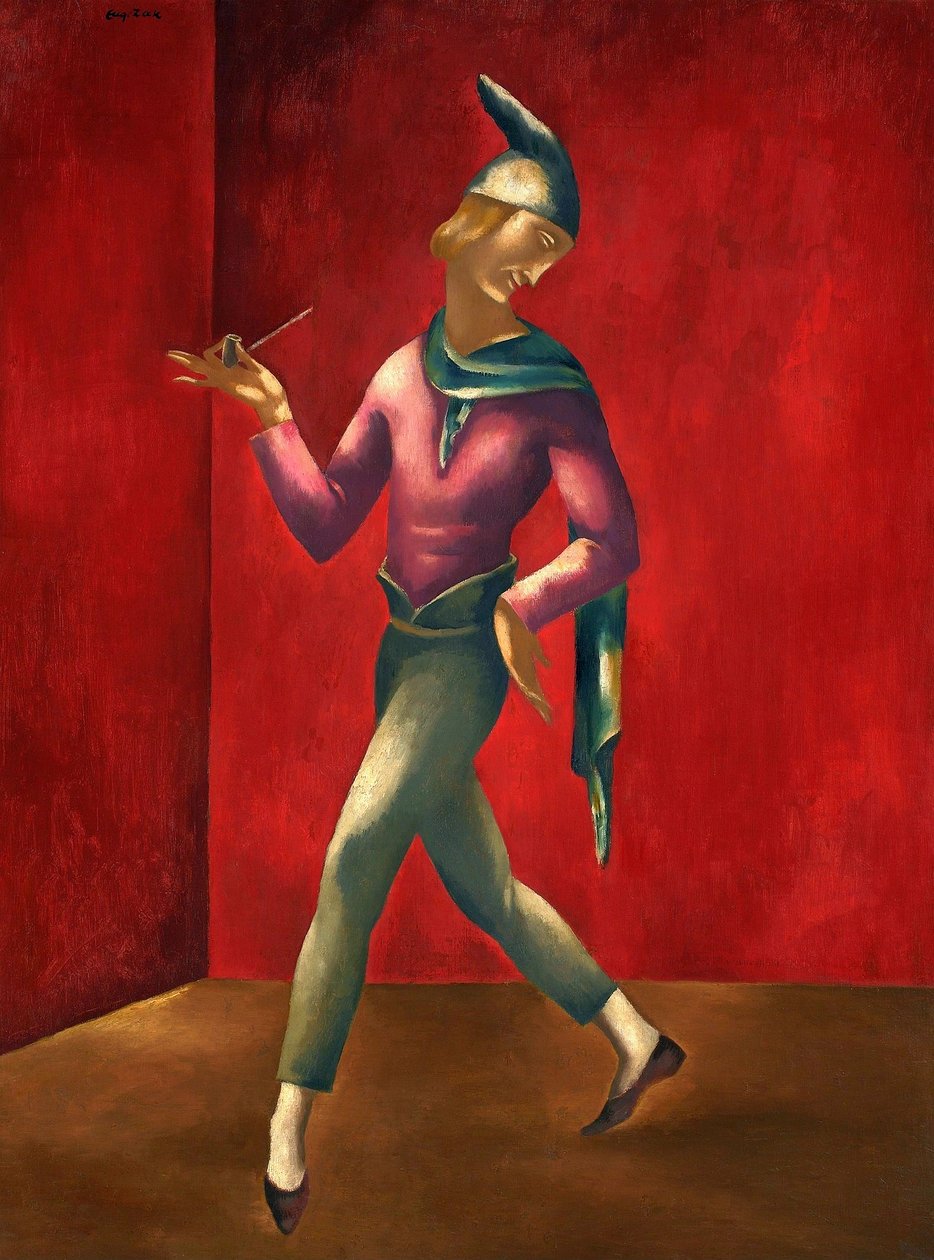 Dançarino Pierrot, Palhaço. de Eugeniusz Zak