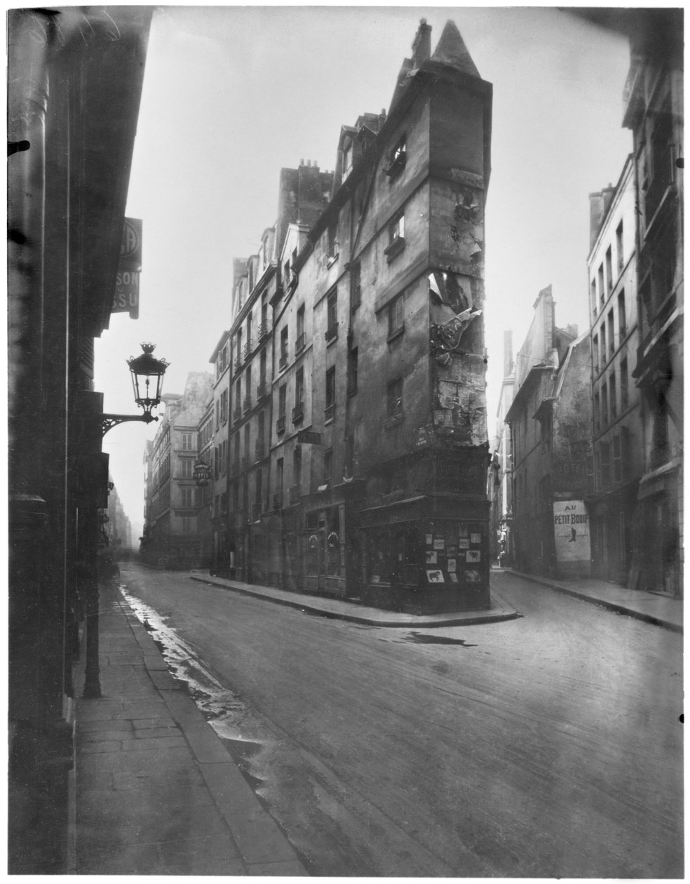 Rue de Seine e Rue de l&39;Echaude, Paris, c.1900 de Eugène Atget