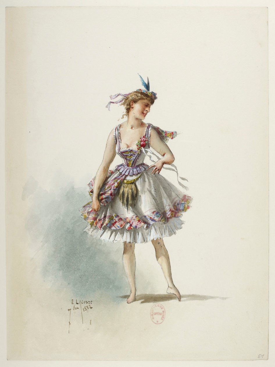 Saint-Saëns - Henrique VIII - Máscaras Traje - Lacoste - 51. Costume de Eugene Lacoste