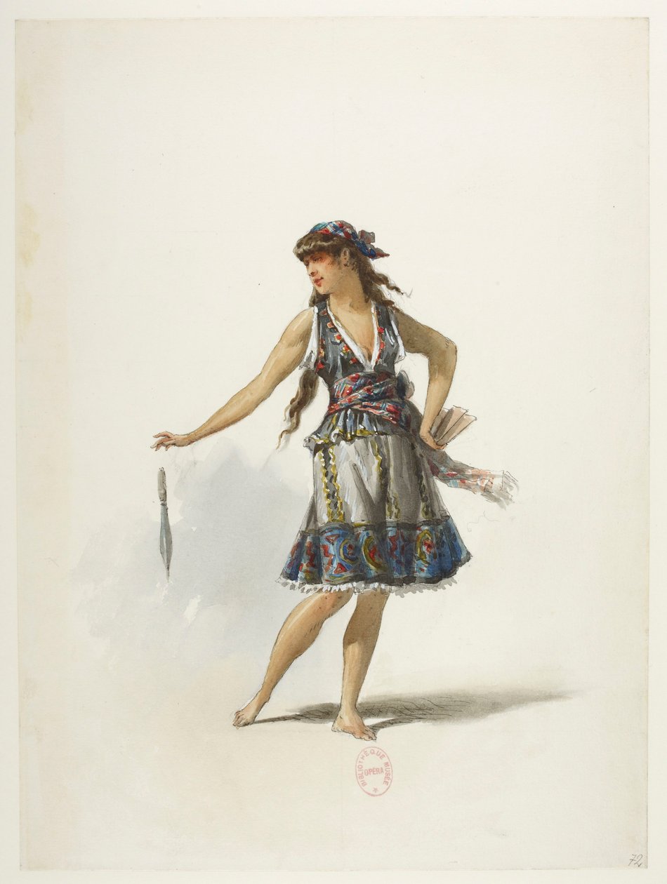 Saint-Saëns - Henrique VIII - Mock-ups de fantasia - Lacoste - 72. Costume de Eugene Lacoste