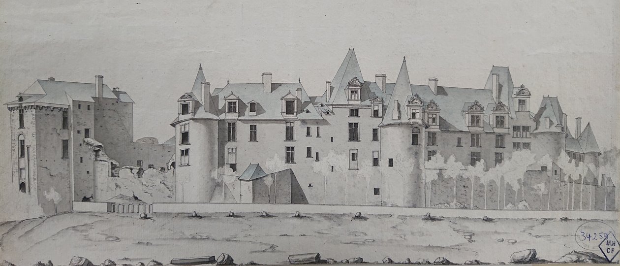 Château de Chateaubriant por Eugène Viollet-le-Duc de Eugène Viollet le Duc