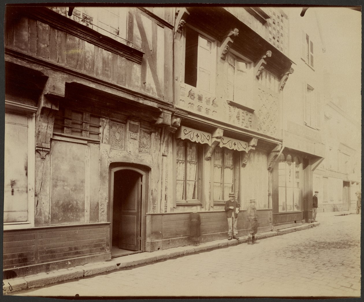 Beauvais, Casa Rue de la Manufacture de Eugène Atget