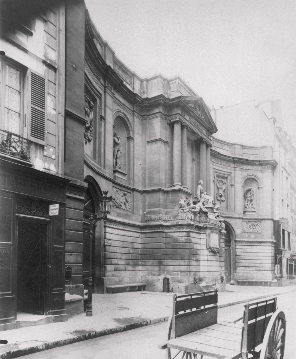 Fonte das Quatro Estações, Rue de Grenelle, Paris, 7º Arrondissement, 1898 de Eugène Atget