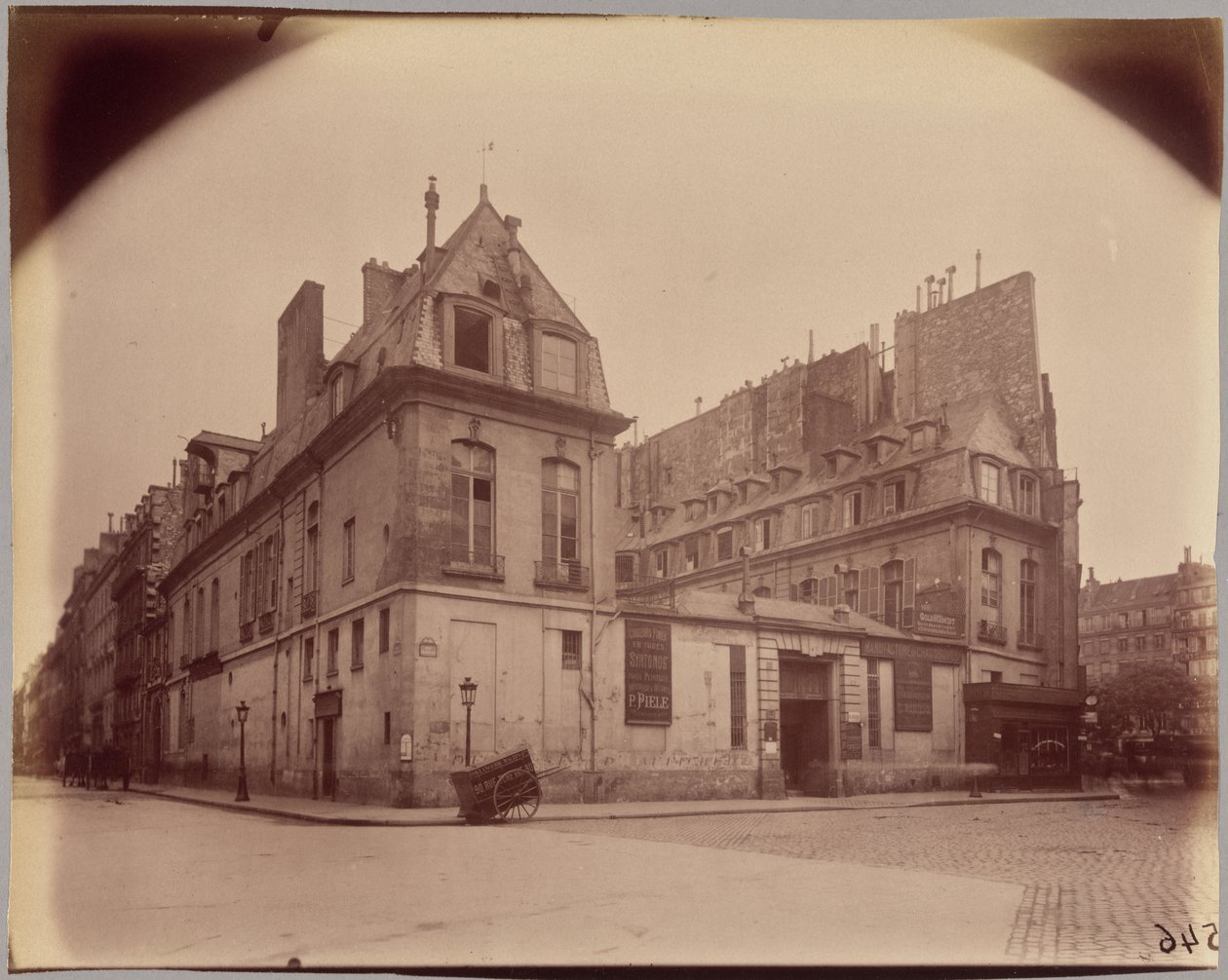 Hôtel du Marquis de Paroy, 83 rue Charlot de Eugène Atget