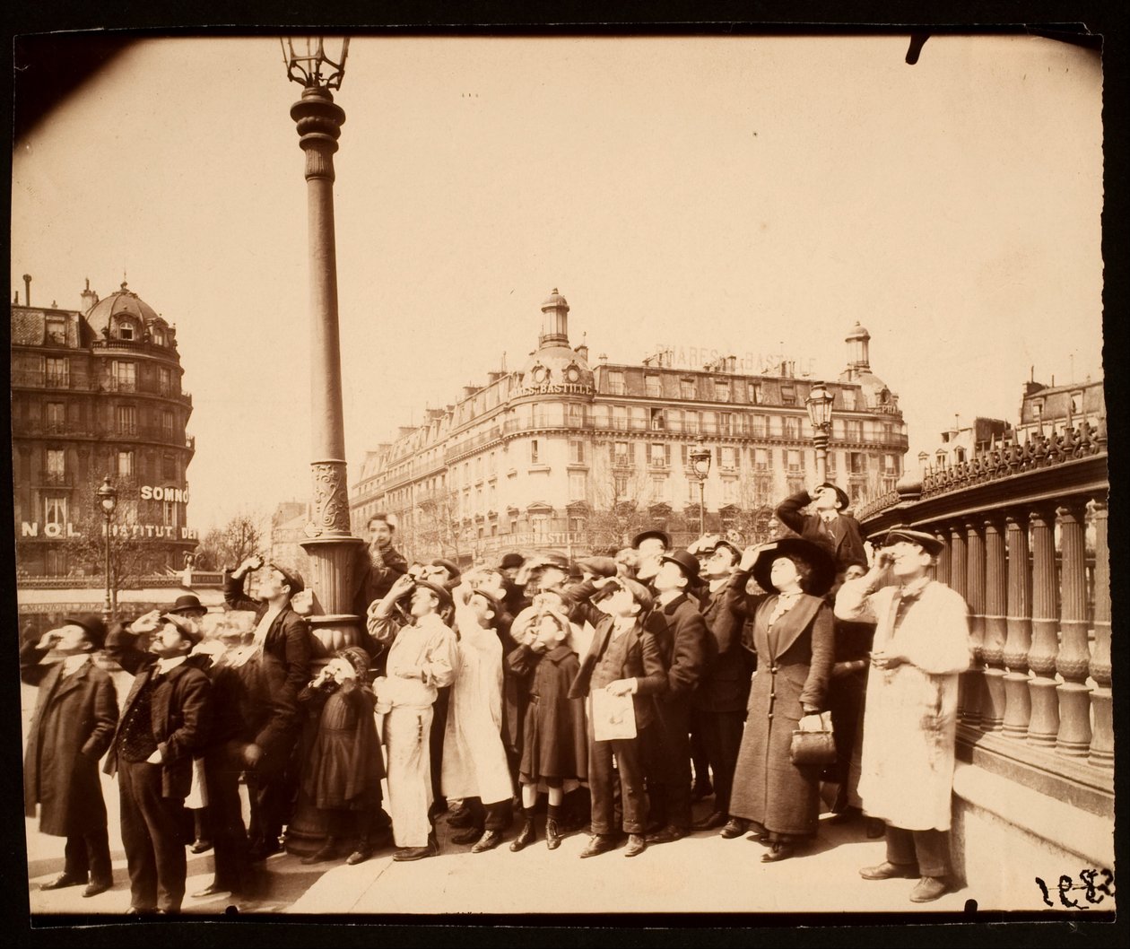 O Eclipse, abril de 1912 de Eugène Atget