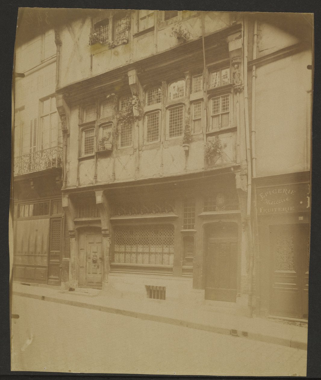 Rouen, Maison Rue Saint-Romain, 74 de Eugène Atget