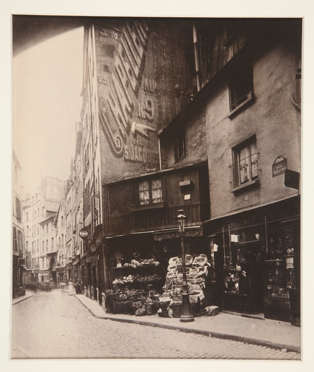 Rue Galande, Paris de Eugène Atget