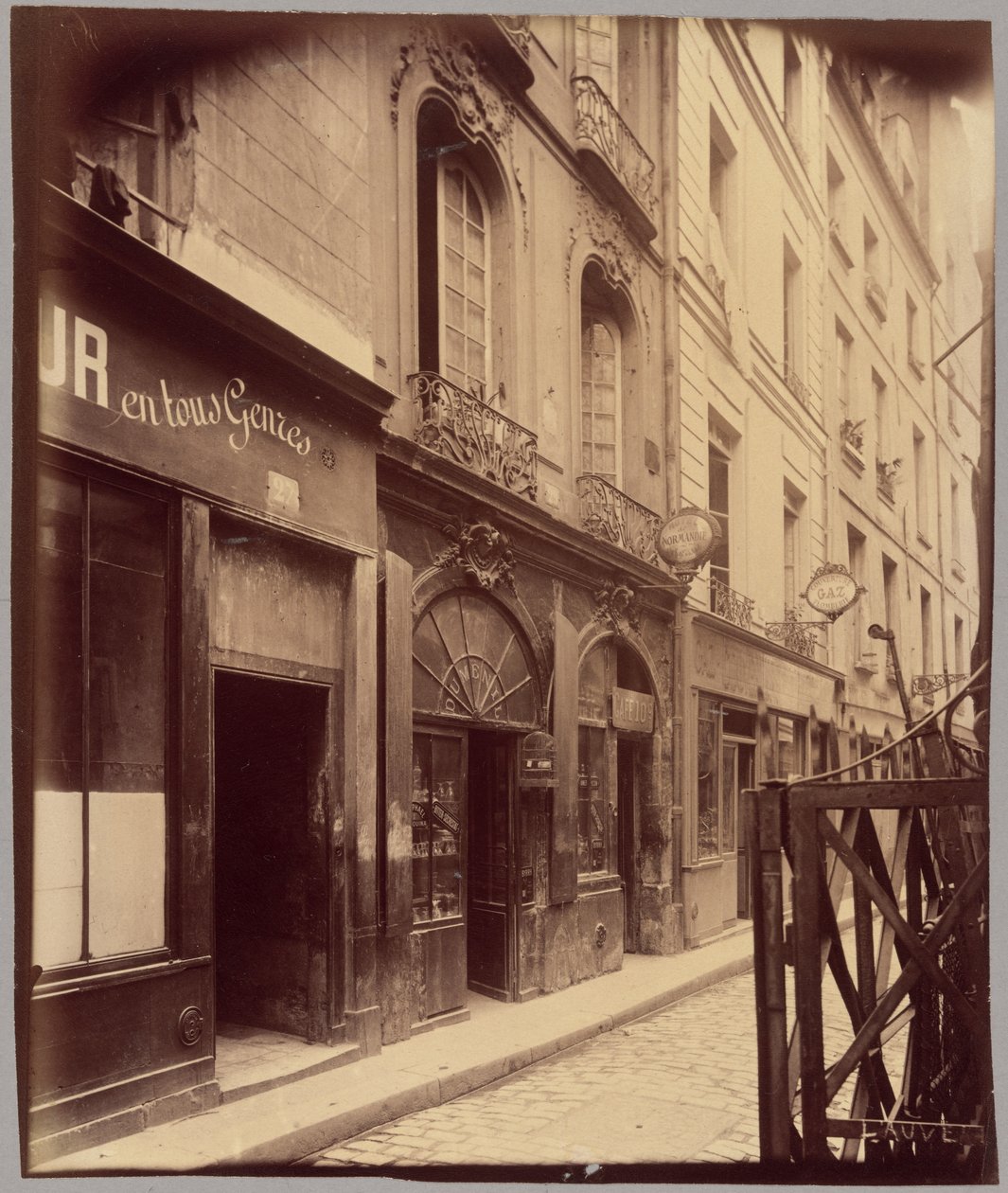 [Rue de la Parcheminerie] de Eugène Atget