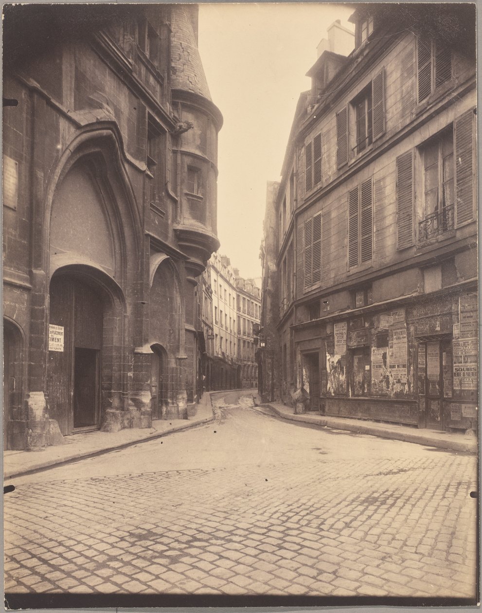 Rua do Figuier de Eugène Atget