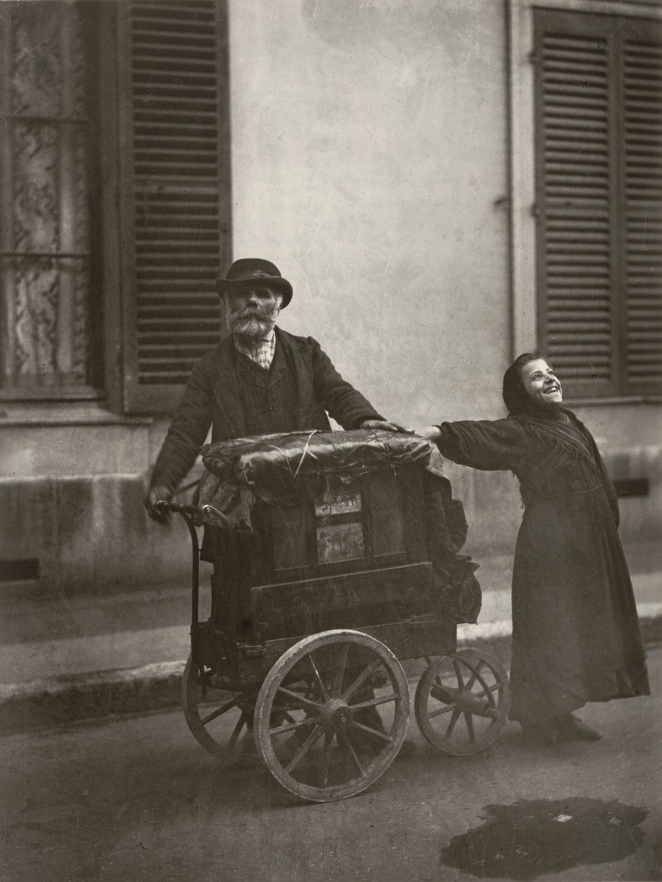 Músicos de rua de Eugène Atget