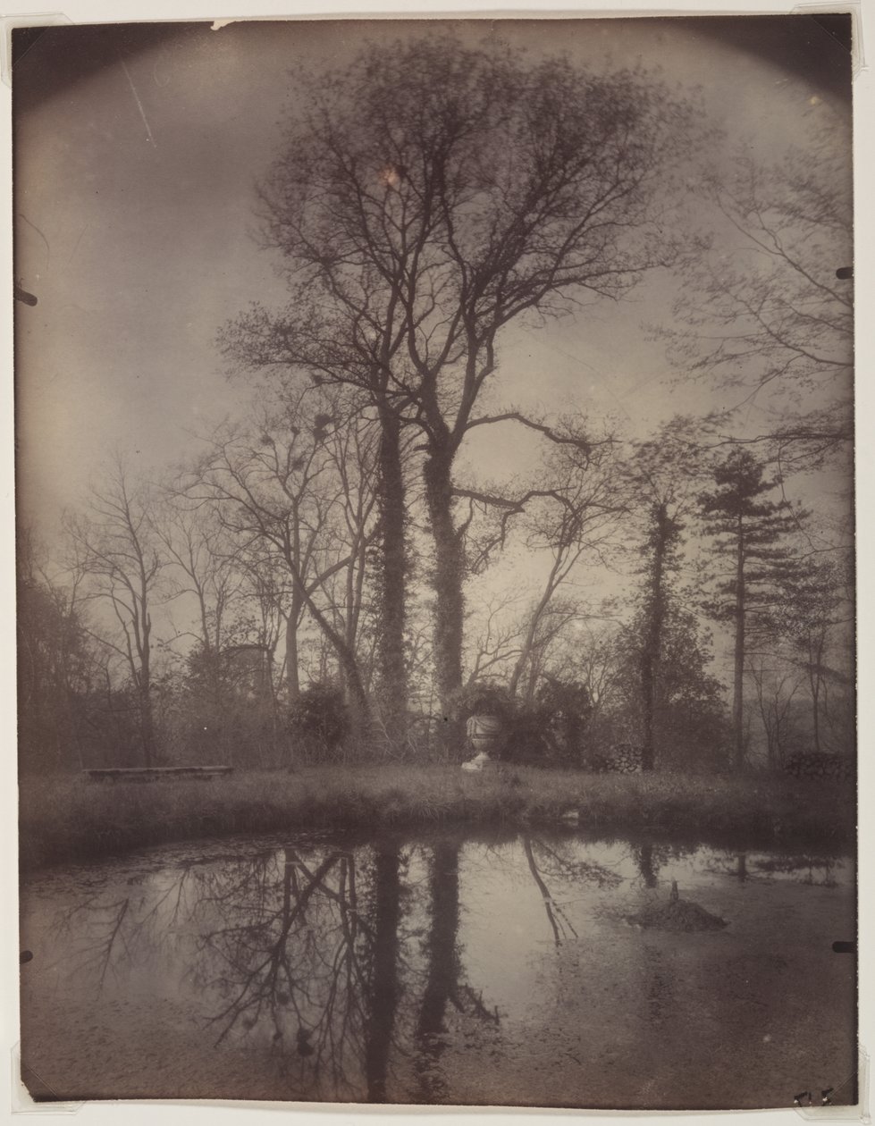 O Parque em Sceaux [abril de 1925, 7h] de Eugène Atget