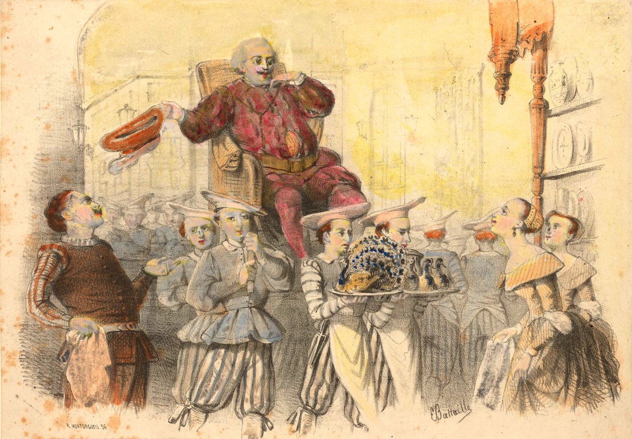 Ambroise Thomas - Sonho de uma Noite de verão - Charles Battaille como Falstaff (adaptado) de Eugene Battaille