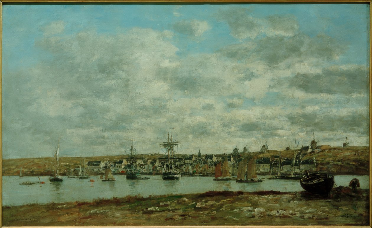 Porto de Camaret de Eugene Louis Boudin