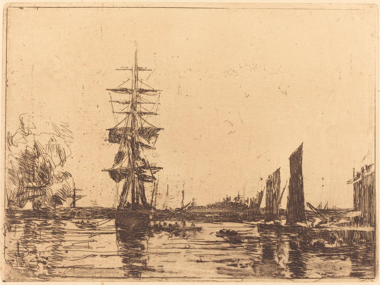 Vista Marinha de Eugène Boudin