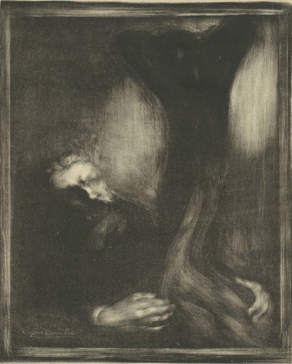 Auguste Rodin, 1900. de Eugène Carrière