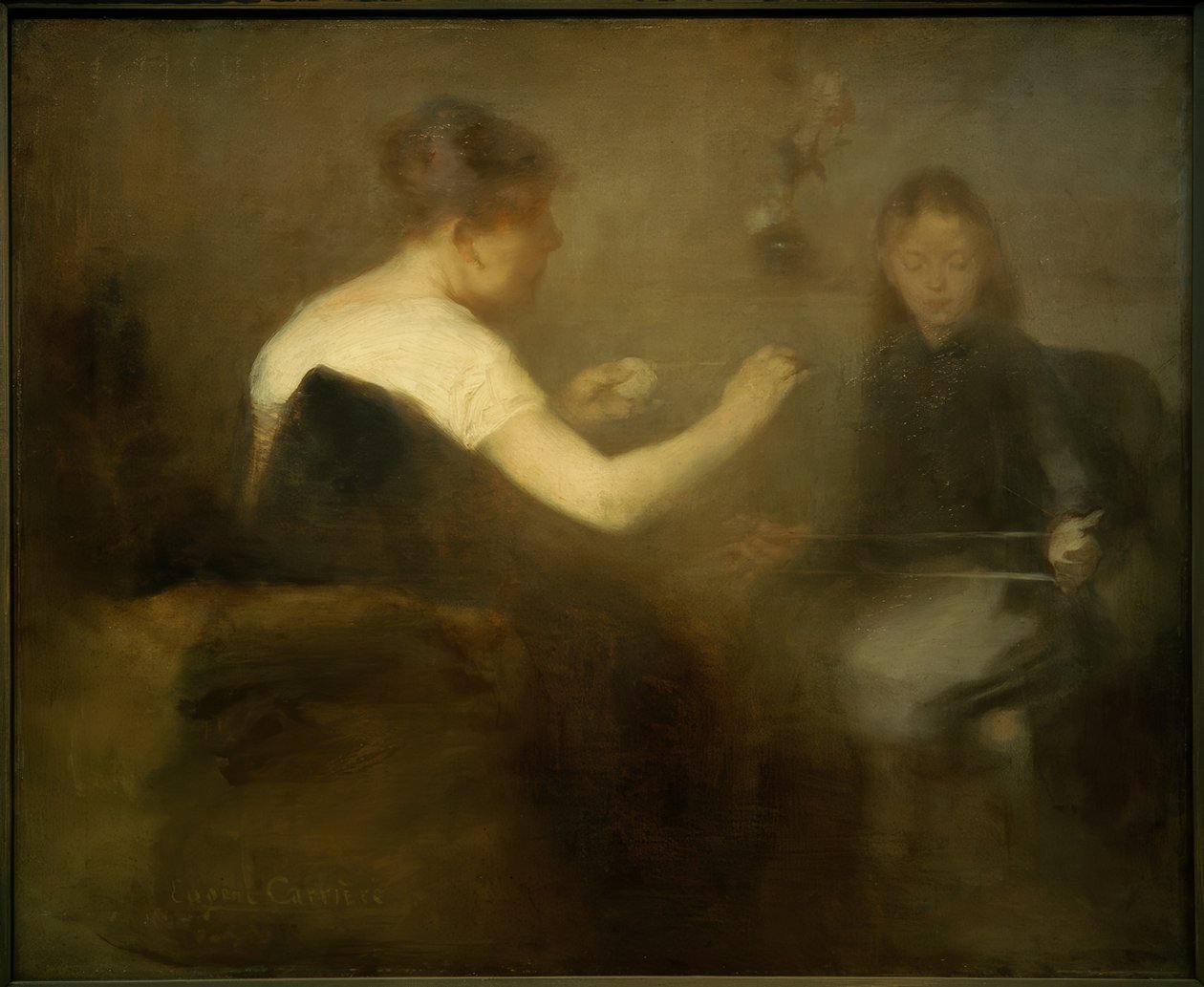 Lã enrolada de Eugène Carrière