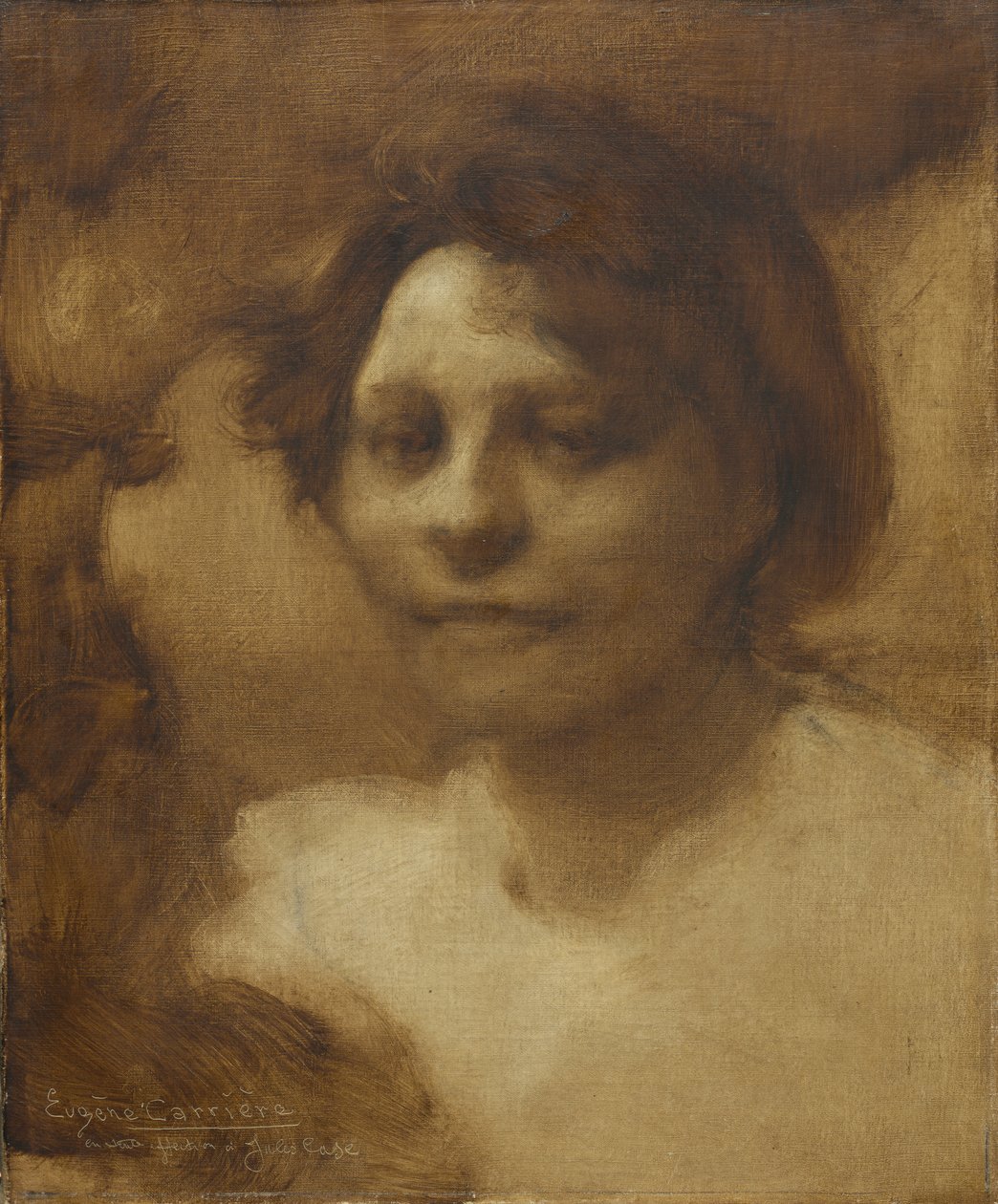 Madame Case, depois de setembro de 1900, provavelmente no verão de 1901. de Eugène Carrière