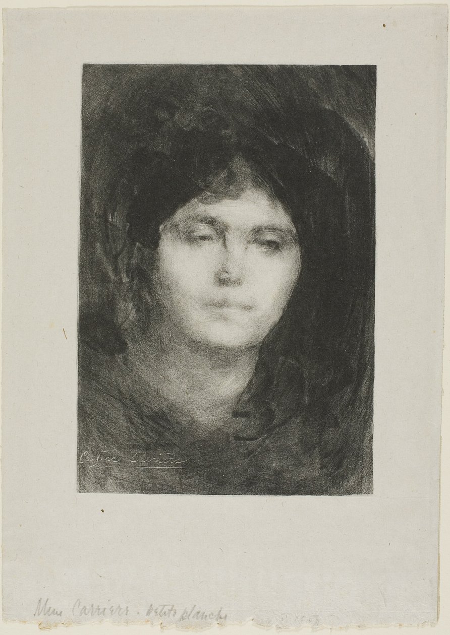 Senhora Eugene Carriere de Eugène Carrière