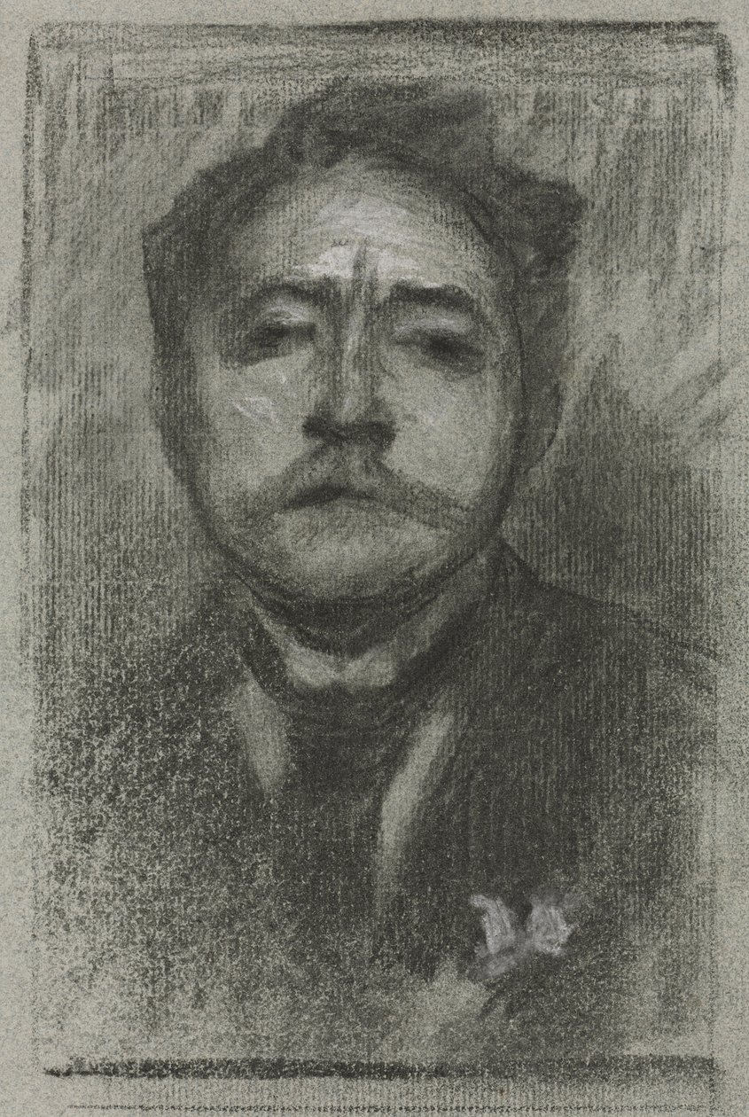 Retrato de Jean Ajalbert, c. 1893 de Eugène Carrière