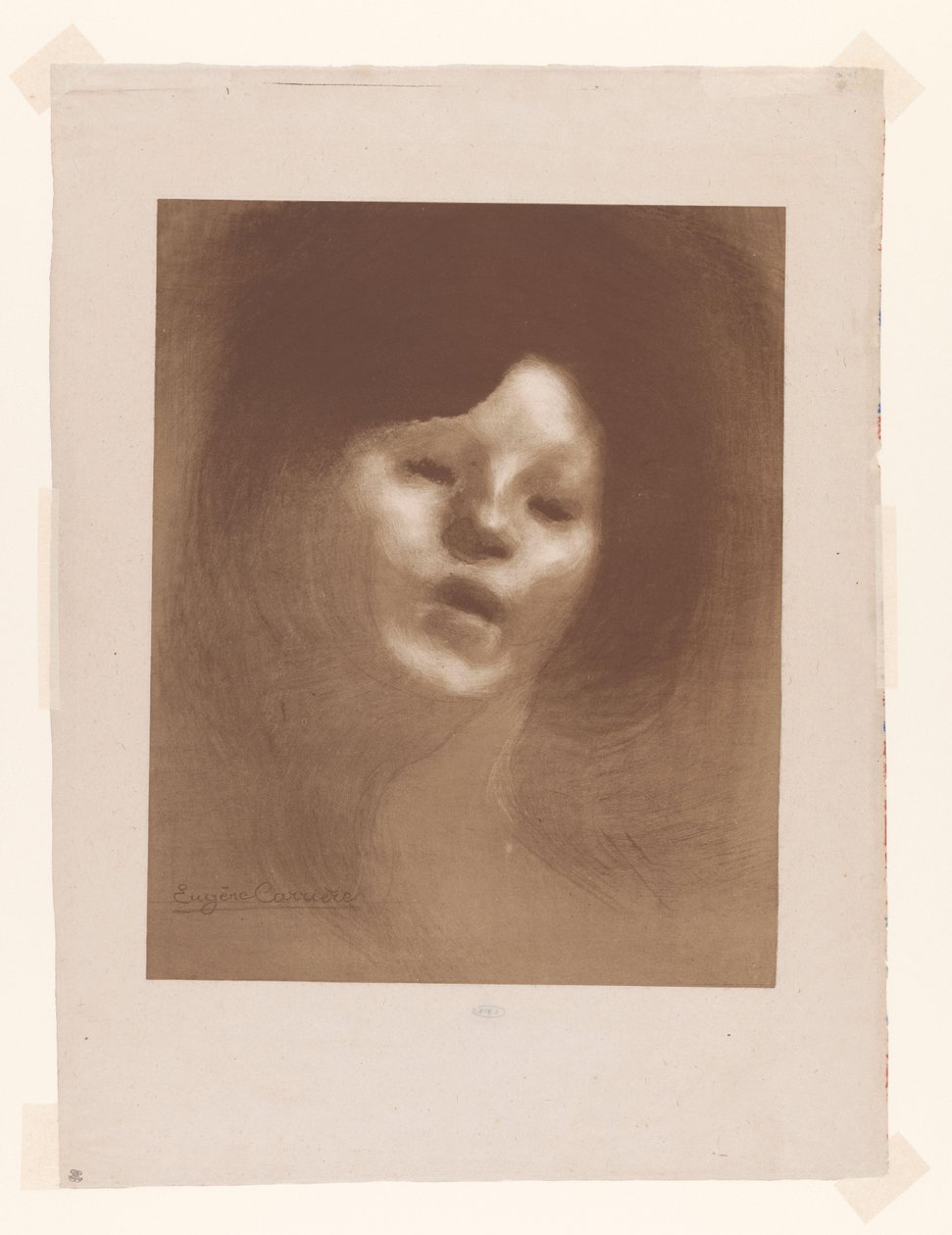 Retrato da Carreira de Marguerite Carreira Marguerite de Eugène Carrière