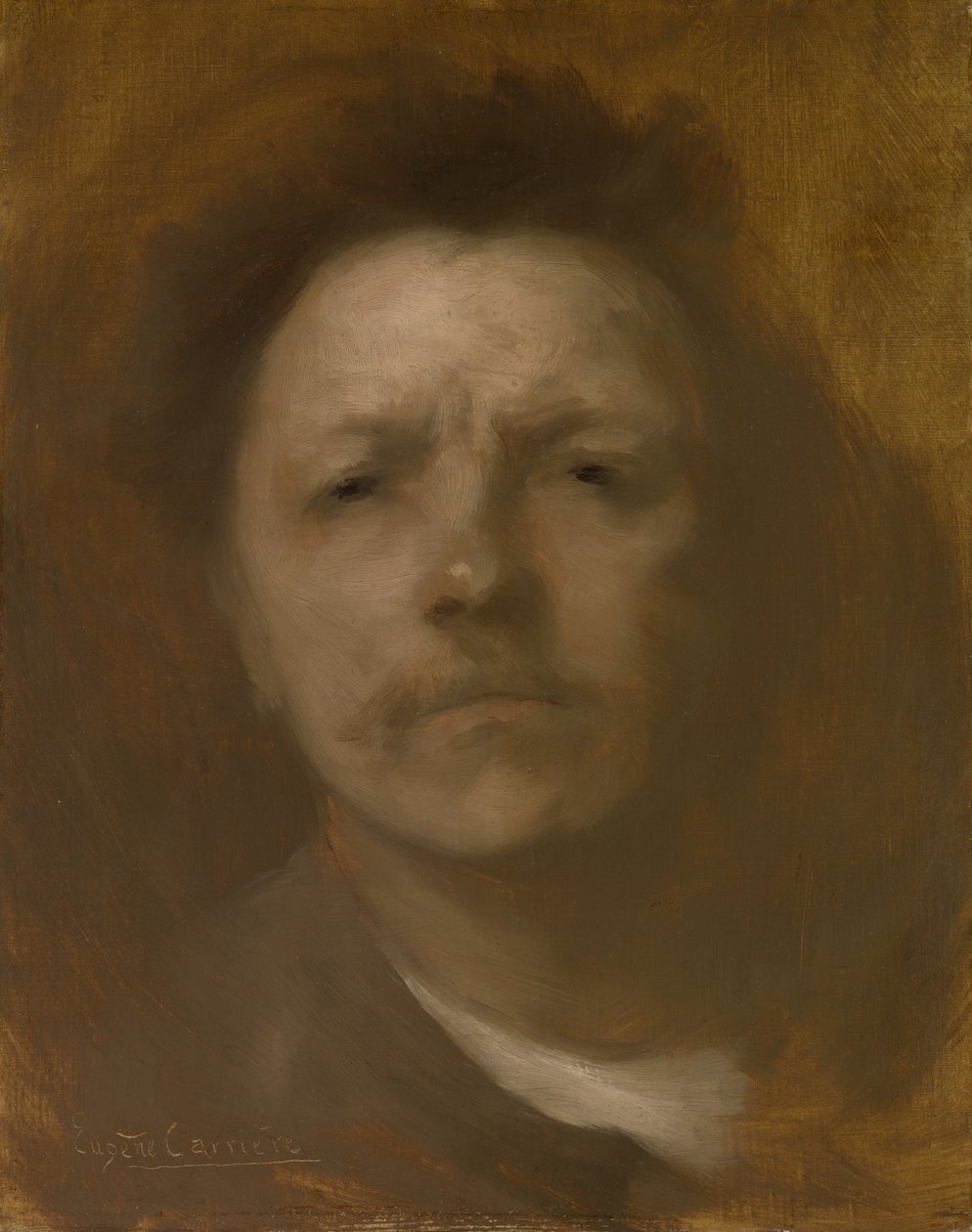 Auto-retrato, ca. 1893 de Eugène Carrière