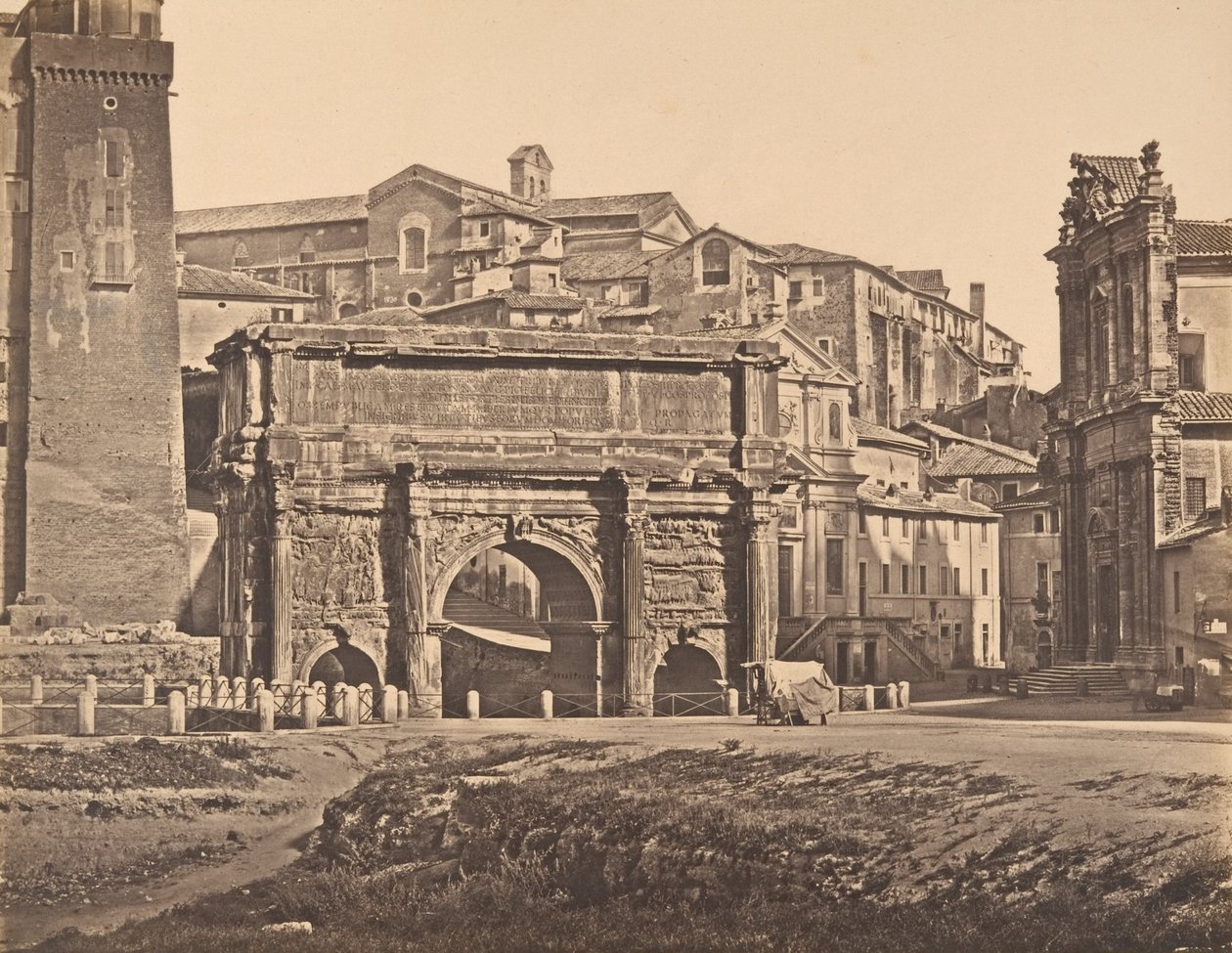 Arco de Septímio Severo, 1848-52. de Eugène Constant