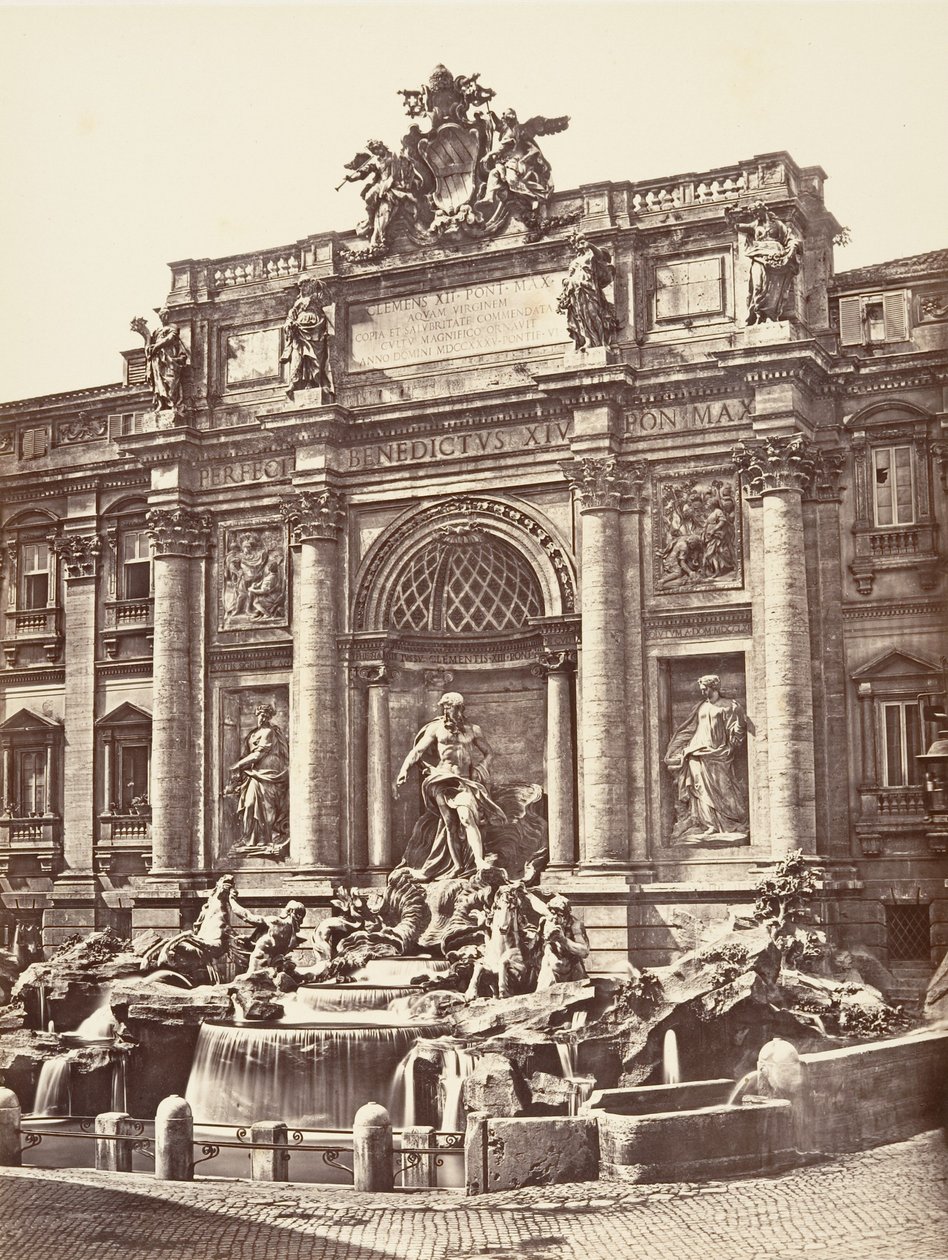 Fontana di Trevi, 1848-52. de Eugène Constant