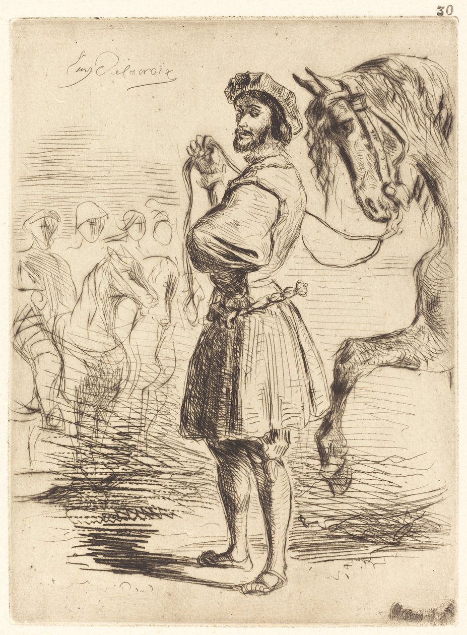 Floresta. de Eugène Delacroix