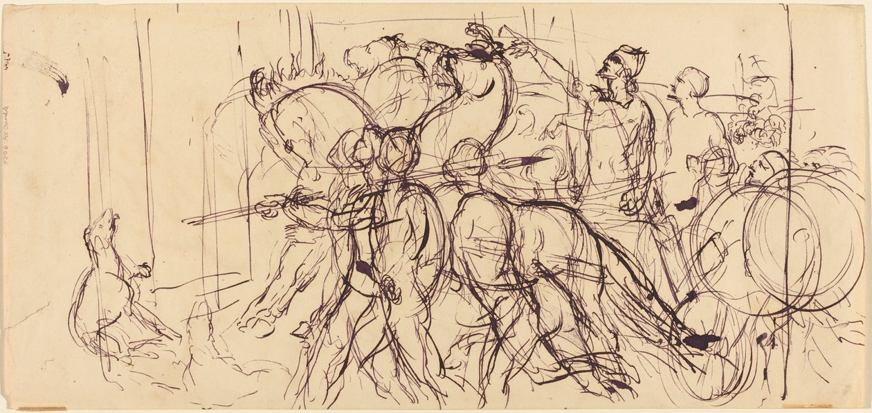 Cocheiras de Eugène Delacroix