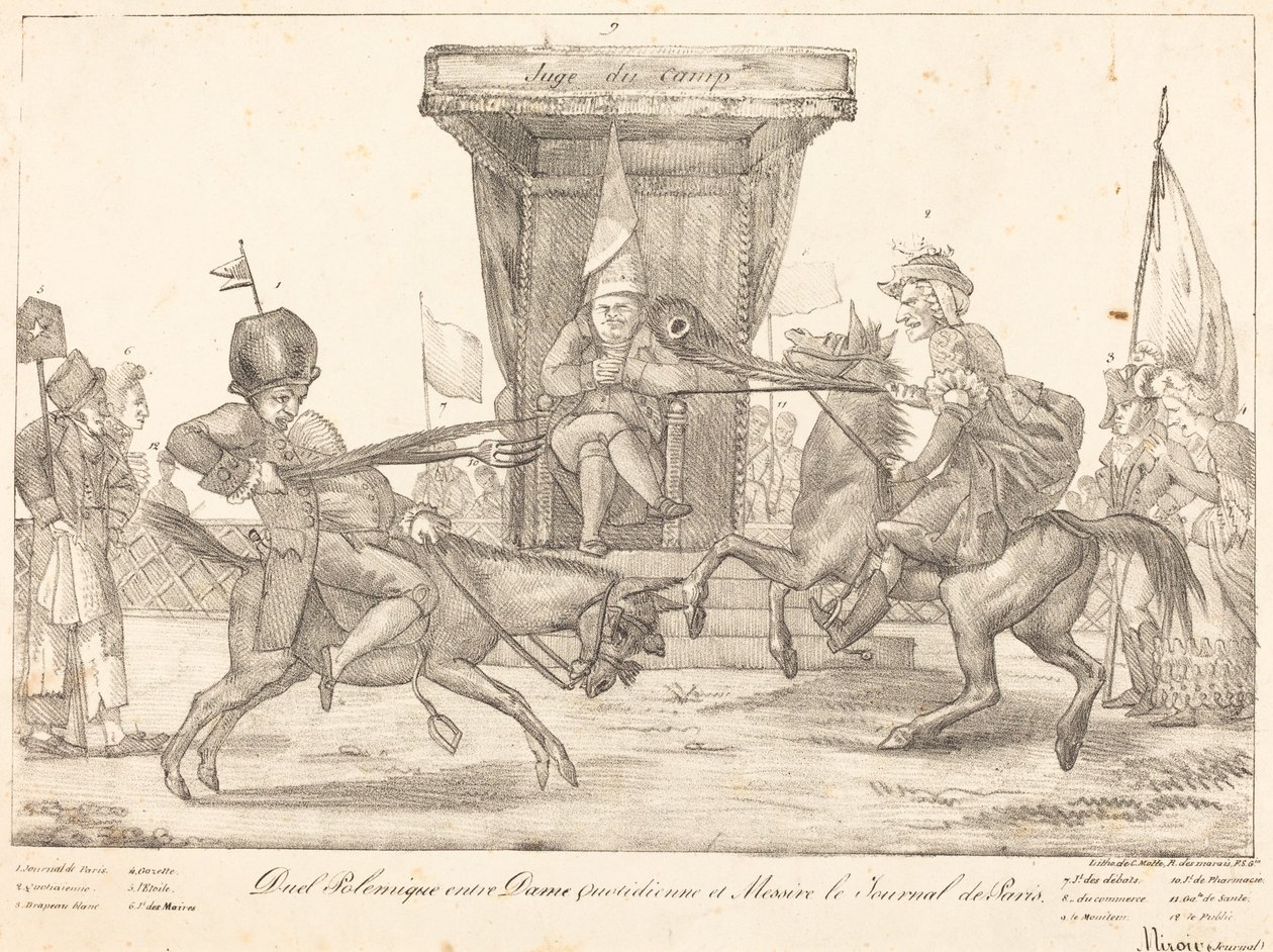 Duelo polêmico de Eugène Delacroix