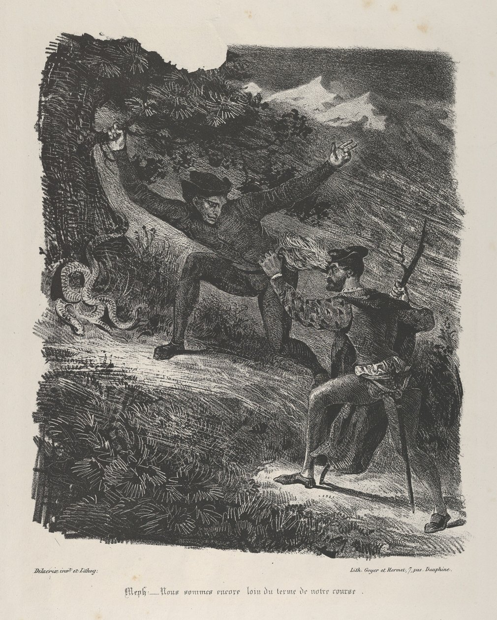 Floresta. de Eugène Delacroix