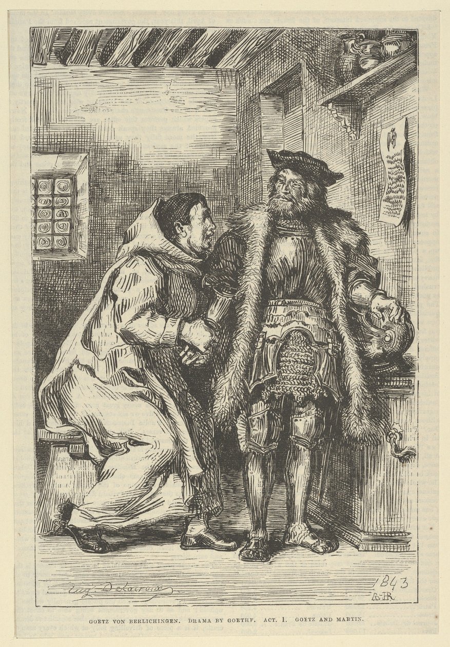 Floresta. de Eugène Delacroix