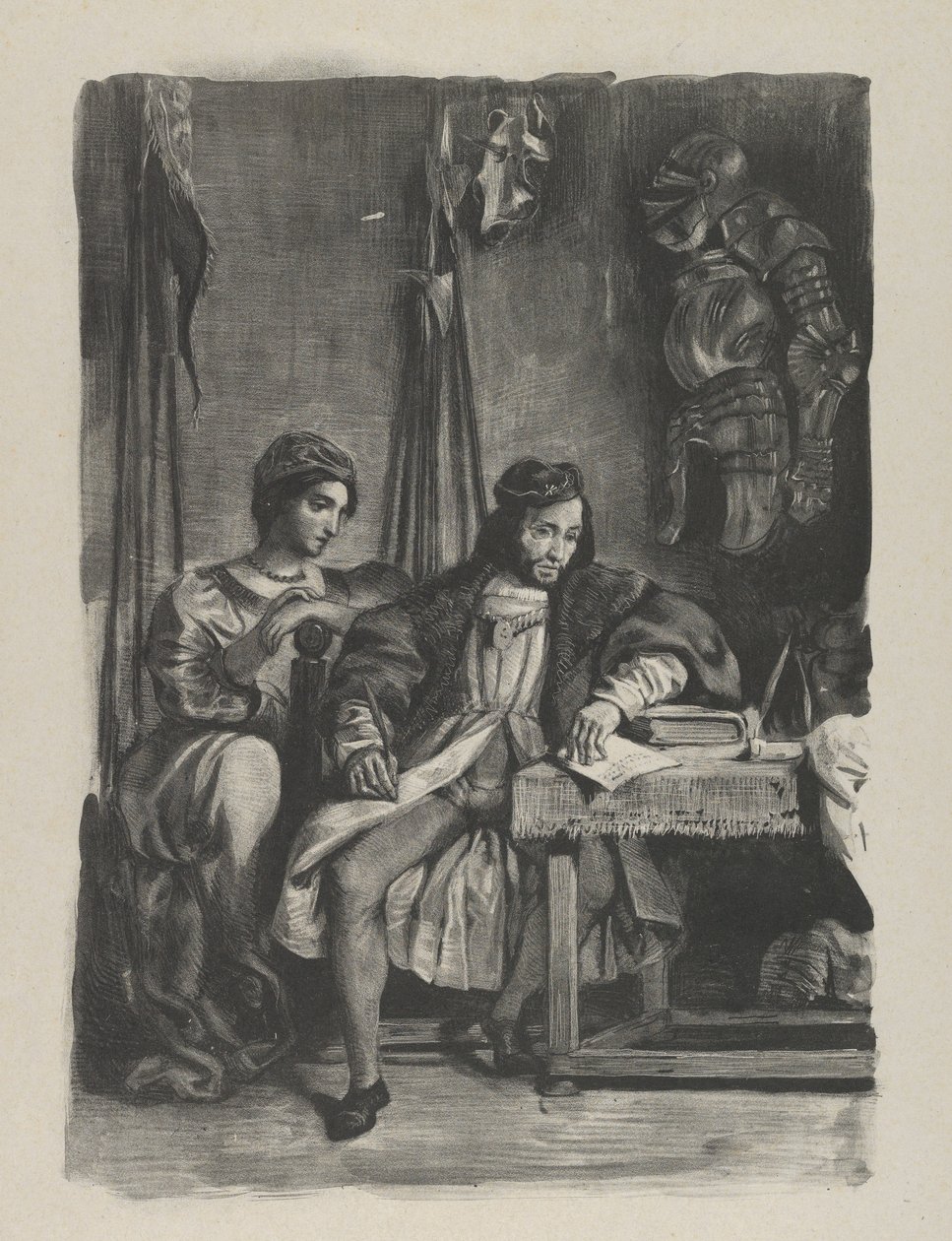 Floresta. de Eugène Delacroix