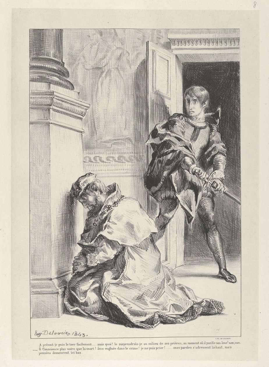 Floresta. de Eugène Delacroix