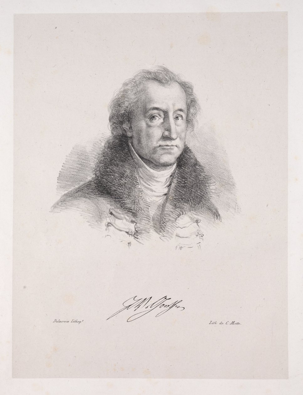 Ilustrações para Fausto de Eugène Delacroix