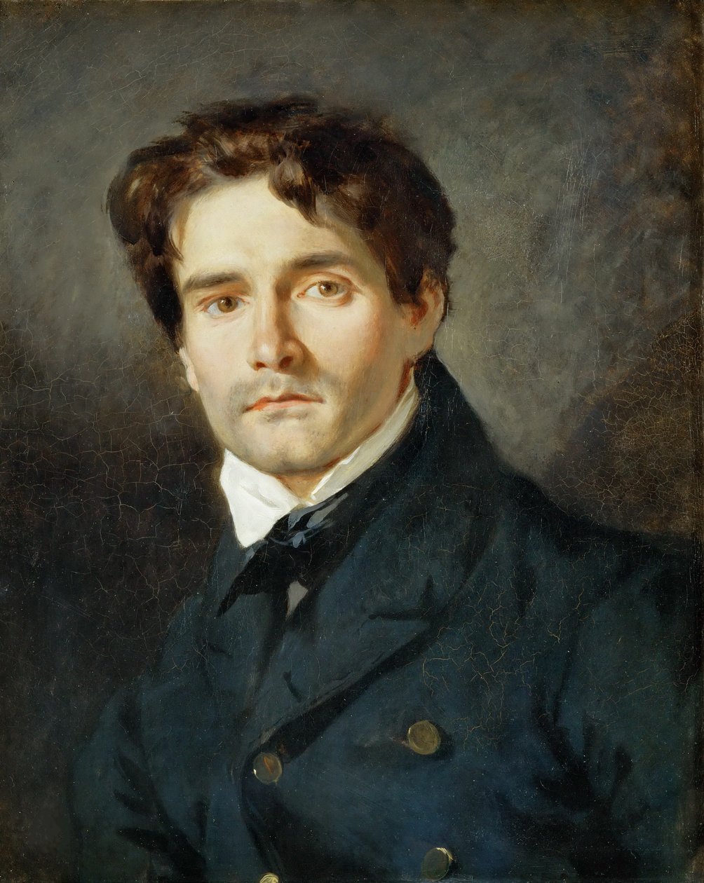 Retrato de Léon Riesener 1808-1878, 1835. de Eugène Delacroix