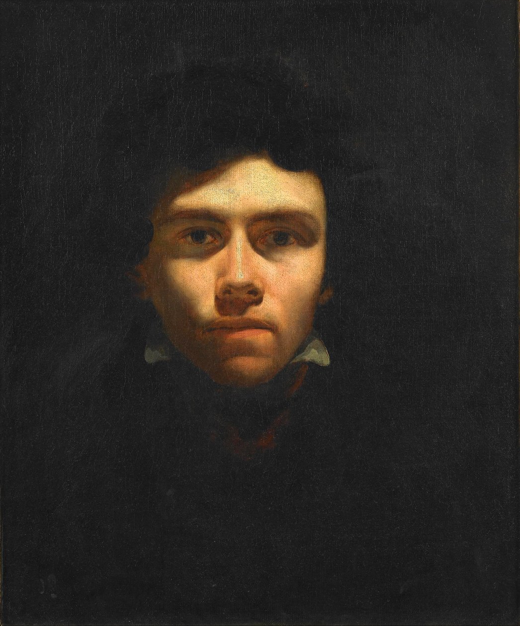 Autorretrato, cerca de 1816. de Eugène Delacroix