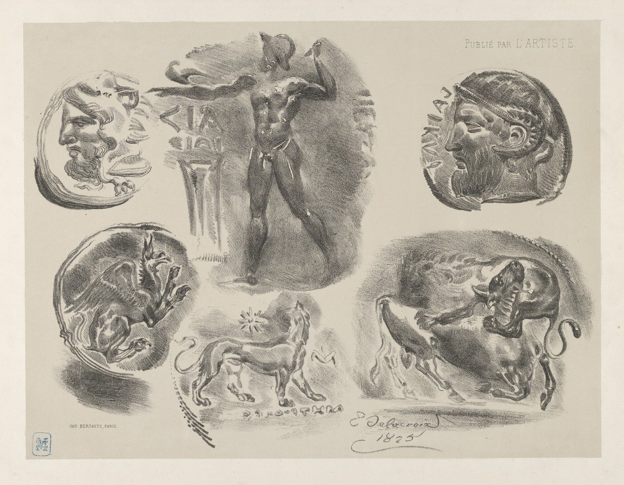 Floresta. de Eugène Delacroix