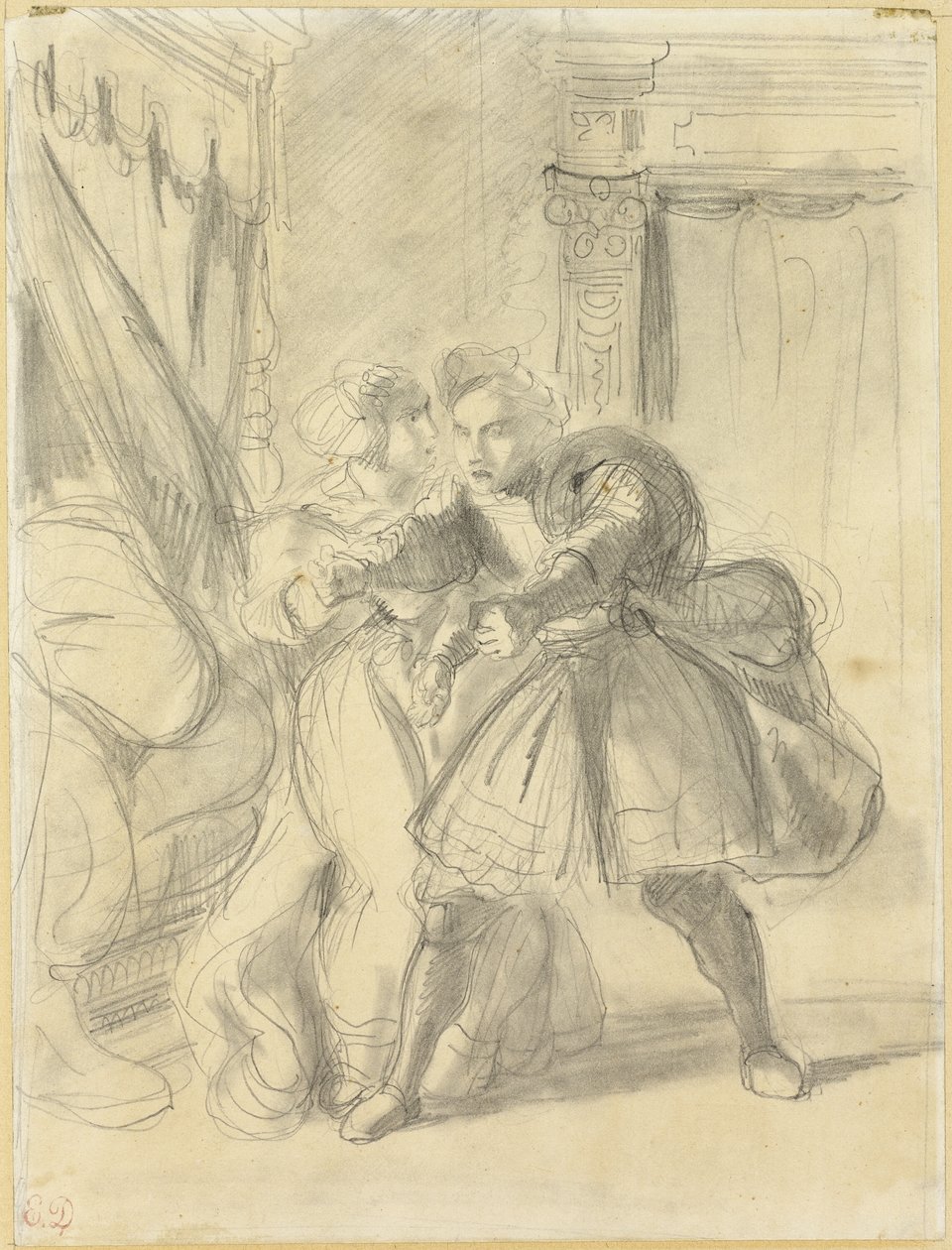 Estudar de Eugène Delacroix