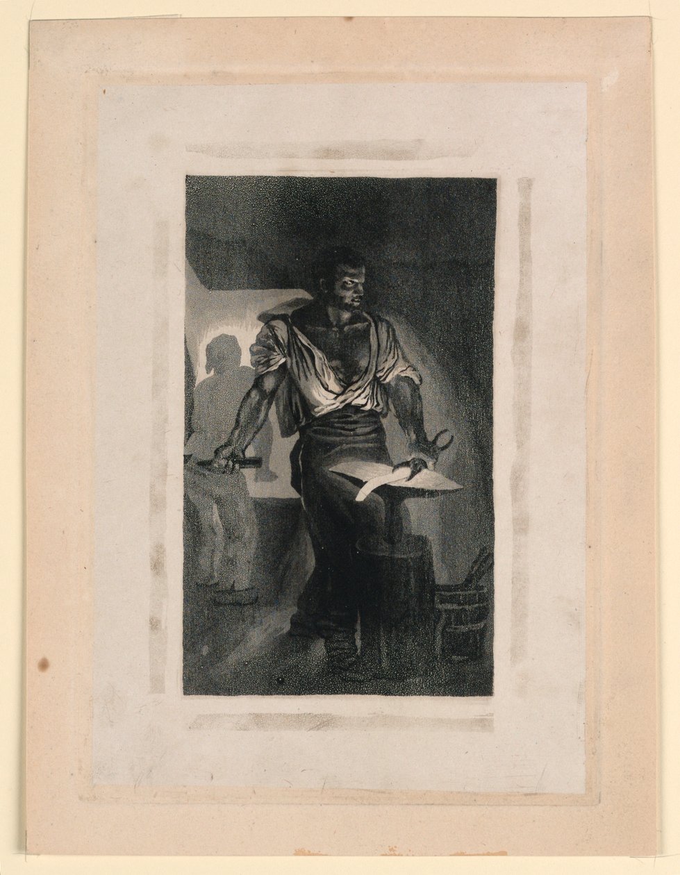 O Ferreiro de Eugène Delacroix