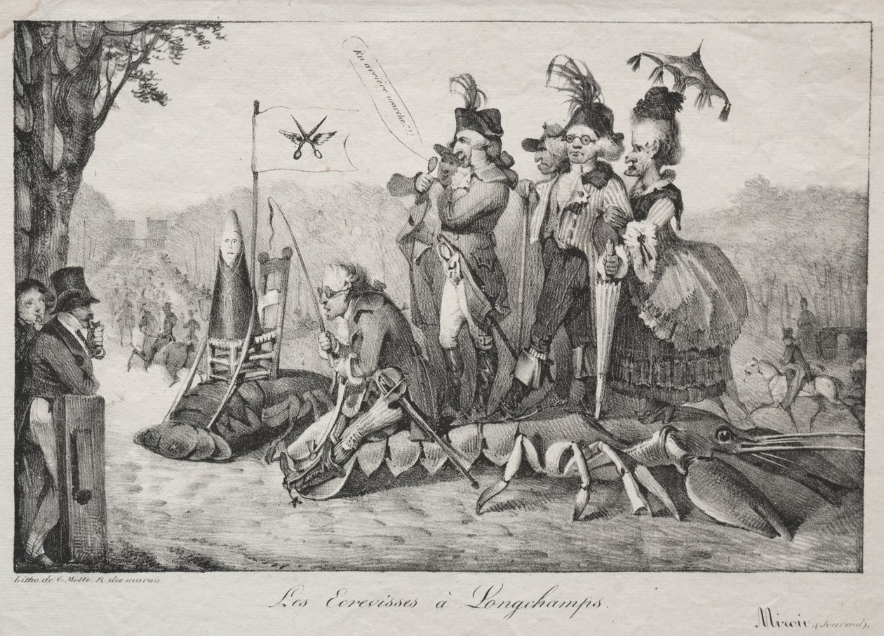 O lagostim de Longchamps de Eugène Delacroix