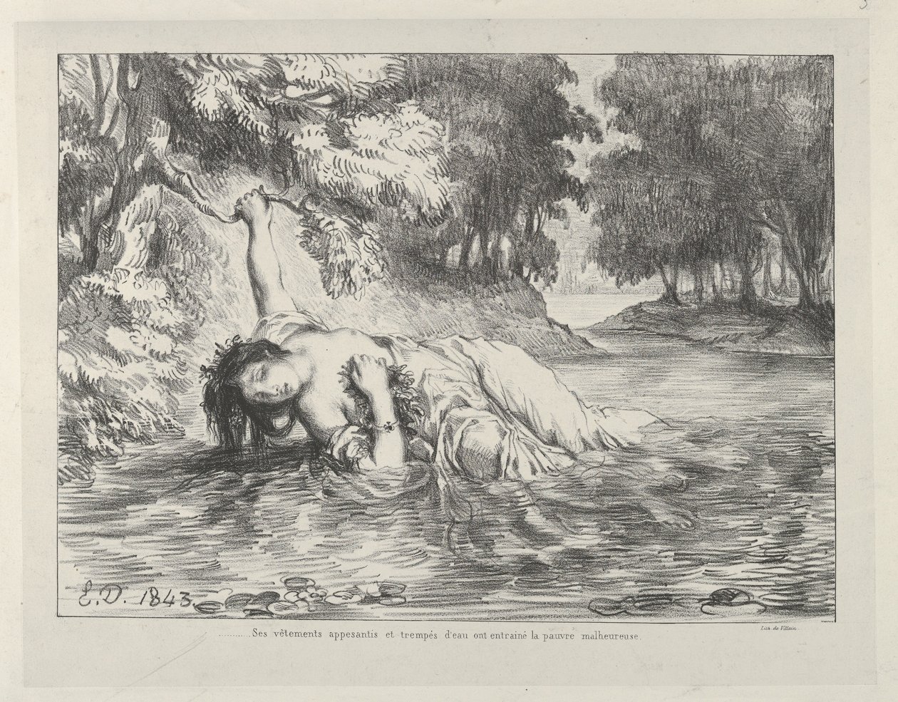 Floresta. de Eugène Delacroix