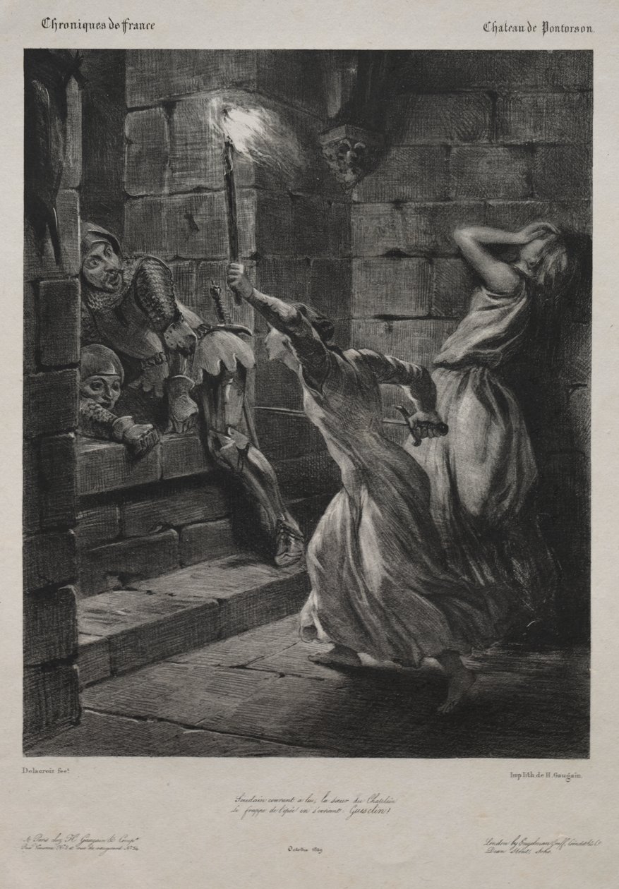 A Irmã de Duguesclin de Eugène Delacroix