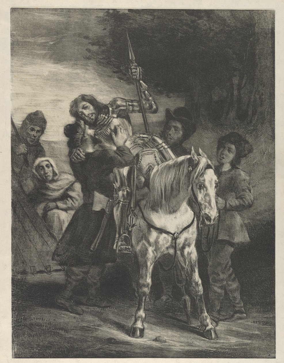 Floresta. de Eugène Delacroix
