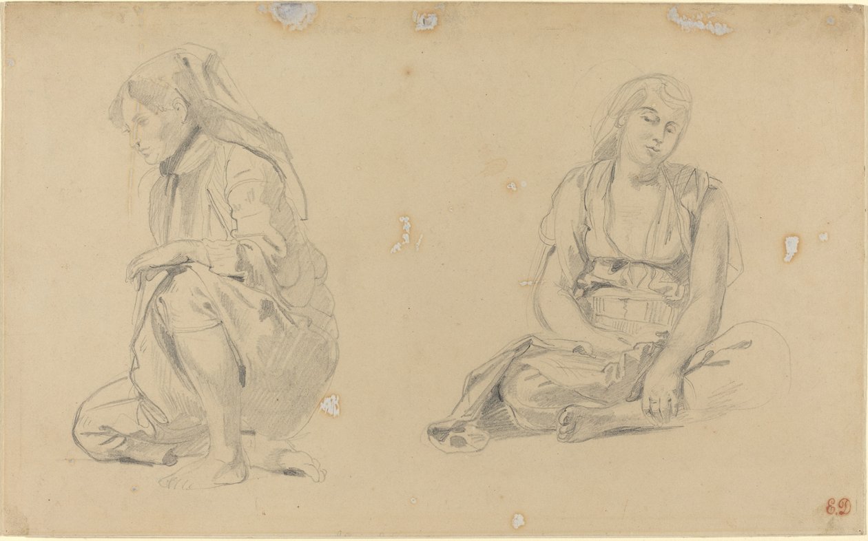 Mulheres de Argel de Eugène Delacroix
