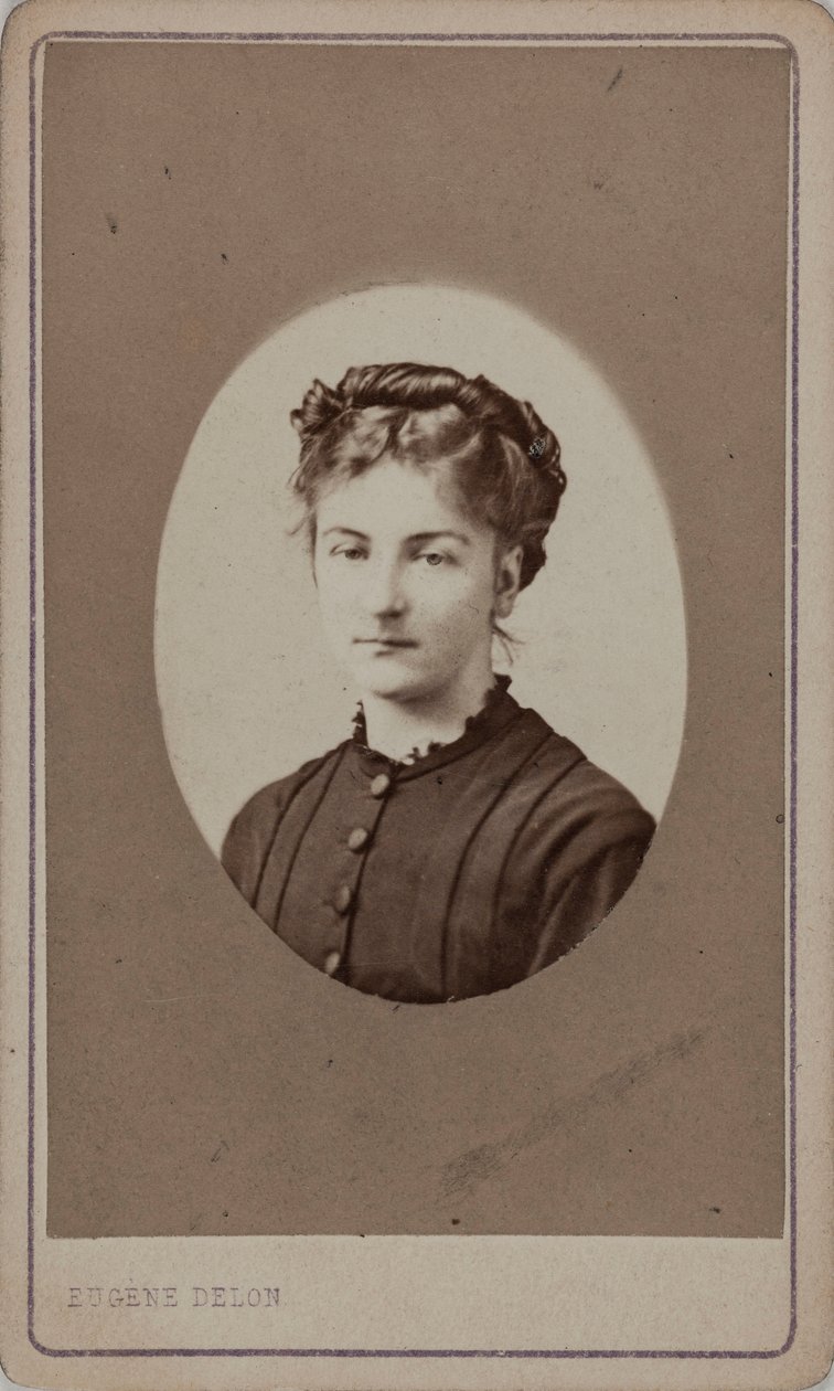 Retrato de Jane Dieulafoy 1851-1916, c. 1880 de Eugène Delon